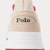 Adidași din tricot Ralph Lauren Trackster 200II gri deschis pentru bărbați Adidași din tricot Ralph Lauren Trackster 200II gri deschis pentru bărbați