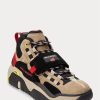 Adidași maro Ralph Lauren PS100 pentru bărbați Adidași maro Ralph Lauren PS100 pentru bărbați