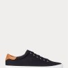 Adidași pentru bărbați negri/maro Ralph Lauren Jermain Pique Adidași pentru bărbați negri/maro Ralph Lauren Jermain Pique