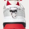 Adidași pentru bărbați Ralph Lauren PS200 argintii / roșii / negri Adidași pentru bărbați Ralph Lauren PS200 argintii / roșii / negri