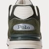Adidași Ralph Lauren Trackster 200 pentru bărbați de culoare olivă