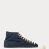 Adidasi indigo din pânză pentru bărbați Ralph Lauren Mayport Adidasi indigo din pânză pentru bărbați Ralph Lauren Mayport