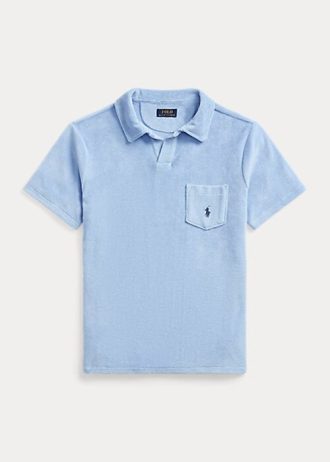 AZURE Cămăși polo Ralph Lauren personalizate pentru bărbați, slim Fit Terry