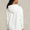 Blancă de vânt cu glugă, rezistentă la apă, Ralph Lauren, albă Blancă de vânt cu glugă, rezistentă la apă, Ralph Lauren, albă