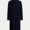 Blat întunecat pentru bărbați Ralph Lauren, realizat manual din lână, haină în formă de oase Blat întunecat pentru bărbați Ralph Lauren, realizat manual din lână, haină în formă de oase