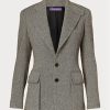 Blazer de damă negru Ralph Lauren The Tweed Blazer de damă negru Ralph Lauren The Tweed