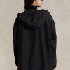Blazer de vânt cu glugă, rezistent la apă, negru, Ralph Lauren, pentru femei Blazer de vânt cu glugă, rezistent la apă, negru, Ralph Lauren, pentru femei