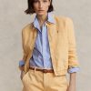 Blazer de vânt Ralph Lauren din kaki pentru femei Blazer de vânt Ralph Lauren din kaki pentru femei