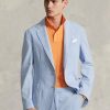 Blazere de costum Ralph Lauren Chambray pentru bărbați albaștri Blazere de costum Ralph Lauren Chambray pentru bărbați albaștri