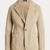 Blazere de damă bej Ralph Lauren din twill stretch Blazere de damă bej Ralph Lauren din twill stretch