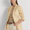 Blazere de in galben Ralph Lauren pentru damă Blazere de in galben Ralph Lauren pentru damă