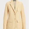 Blazere de in galben Ralph Lauren pentru damă Blazere de in galben Ralph Lauren pentru damă
