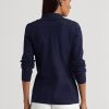 Blazere din amestec de bumbac Ralph Lauren pentru femei bleumarin Blazere din amestec de bumbac Ralph Lauren pentru femei bleumarin
