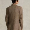 Blazere din amestec de in, maro, Ralph Lauren, cu oase de pepe Blazere din amestec de in, maro, Ralph Lauren, cu oase de pepe