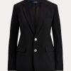 Blazere negre pentru femei Ralph Lauren din amestec de lână Blazere negre pentru femei Ralph Lauren din amestec de lână