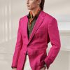 Blazere sport Ralph Lauren Kent roz pentru bărbați, cu țesătură de in și mătase Blazere sport Ralph Lauren Kent roz pentru bărbați, cu țesătură de in și mătase