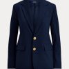 Blazere stretch cu doi nasturi Ralph Lauren pentru femei bleumarin Blazere stretch cu doi nasturi Ralph Lauren pentru femei bleumarin