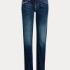 Blugi albaștri Ralph Lauren 320 Boyfriend de damă Blugi albaștri Ralph Lauren 320 Boyfriend de damă