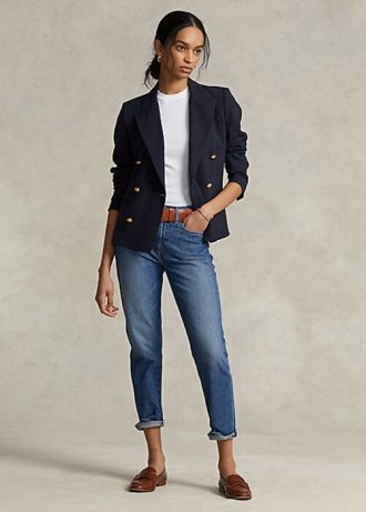 Blugi albaștri Ralph Lauren Avery de damă