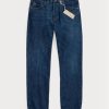 Blugi albaștri Ralph Lauren slim Fit Eastridge Selvedge pentru bărbați Blugi albaștri Ralph Lauren slim Fit Eastridge Selvedge pentru bărbați