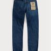 Blugi albaștri Ralph Lauren slim Fit Eastridge Selvedge pentru bărbați Blugi albaștri Ralph Lauren slim Fit Eastridge Selvedge pentru bărbați