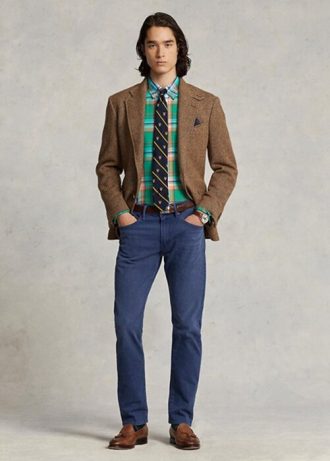 Blugi albaștri Ralph Lauren Sullivan slim stretch pentru bărbați