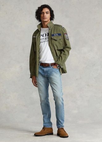 Blugi albaștri Ralph Lauren Sullivan slim stretch pentru bărbați