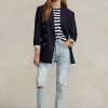 Blugi de damă AZURE Ralph Lauren The Straight Leg cropped Blugi de damă AZURE Ralph Lauren The Straight Leg cropped