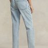 Blugi de damă AZURE Ralph Lauren The Straight Leg cropped Blugi de damă AZURE Ralph Lauren The Straight Leg cropped