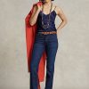 Blugi de damă Royal Ralph Lauren, cu talie înaltă, drepte