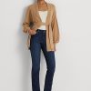 Blugi drepți cu talie medie Ralph Lauren pentru damă