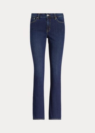 Blugi drepți cu talie medie Ralph Lauren pentru damă