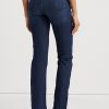 Blugi drepți cu talie medie Ralph Lauren pentru damă