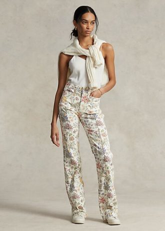 Blugi Jenn Flare pentru femei Ralph Lauren cu imprimeu floral