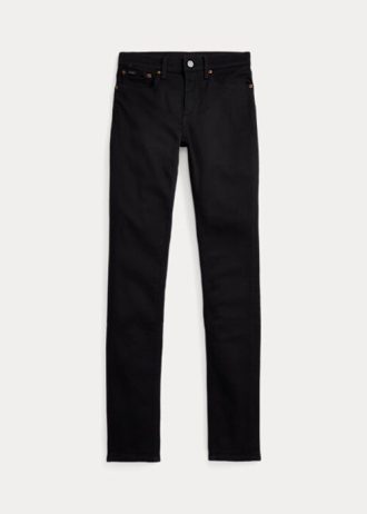 Blugi negri de damă Ralph Lauren Tompkins skinny