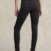 Blugi negri de damă Ralph Lauren Tompkins skinny