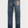 Blugi pentru bărbați albaștri Ralph Lauren slim Fit Belgrade Blugi pentru bărbați albaștri Ralph Lauren slim Fit Belgrade