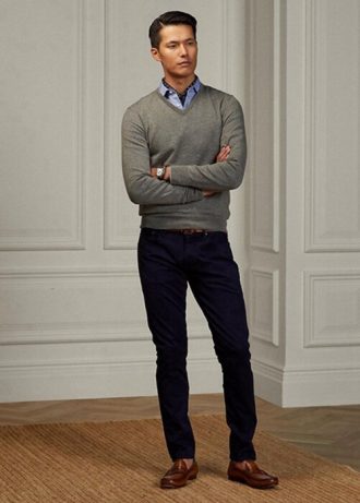 Blugi pentru bărbați Ralph Lauren slim fit stretch pentru bărbați