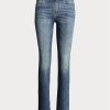 Blugi skinny cu talie mare Ralph Lauren 861 de damă albaștri Blugi skinny cu talie mare Ralph Lauren 861 de damă albaștri