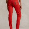 Blugi skinny cu talie înaltă Ralph Lauren Tompkins de damă roșii Blugi skinny cu talie înaltă Ralph Lauren Tompkins de damă roșii