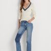 Blugi tăiați drepti cu talie înaltă Ralph Lauren de damă