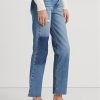 Blugi tăiați drepti cu talie înaltă Ralph Lauren de damă