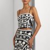 Bluză de damă neagră/albă, brodate, fără mâneci, brodate Ralph Lauren Bluză de damă neagră/albă, brodate, fără mâneci, brodate Ralph Lauren