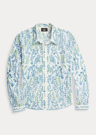 Bluză din bumbac cu broderie florală Ralph Lauren pentru femei, multicolore