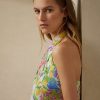 Bluze de damă multicolore Ralph Lauren Darby din voile de in Bluze de damă multicolore Ralph Lauren Darby din voile de in