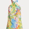 Bluze de damă multicolore Ralph Lauren Darby din voile de in Bluze de damă multicolore Ralph Lauren Darby din voile de in