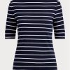 Bluze pentru femei Ralph Lauren cu dungi cu gât barca