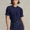 Bluze pentru femei Ralph Lauren, din bumbac brodate cu ochiuri Bluze pentru femei Ralph Lauren, din bumbac brodate cu ochiuri