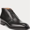 Cizme Chelsea din piele de vițel Ralph Lauren Frasco pentru bărbați negre