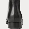 Cizme Chelsea din piele de vițel Ralph Lauren Frasco pentru bărbați negre